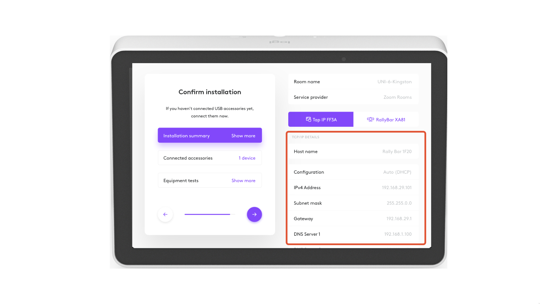 3.1 Relay & Pairing Tap IP CollabOS Guide Logitech B2B Support